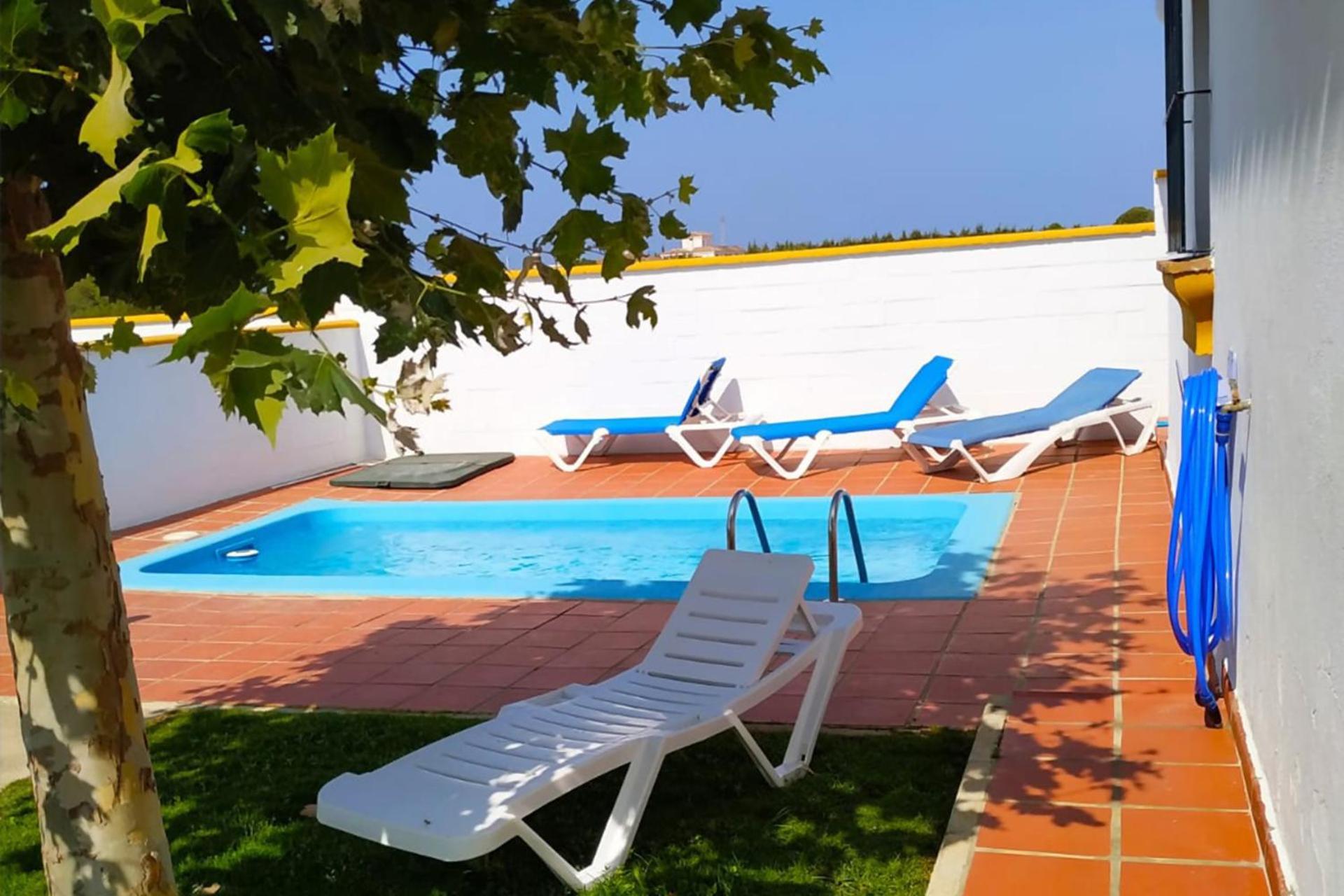 Chalet Chaparrillo Conil Alquileres Atardecer Cádiz Exteriör bild